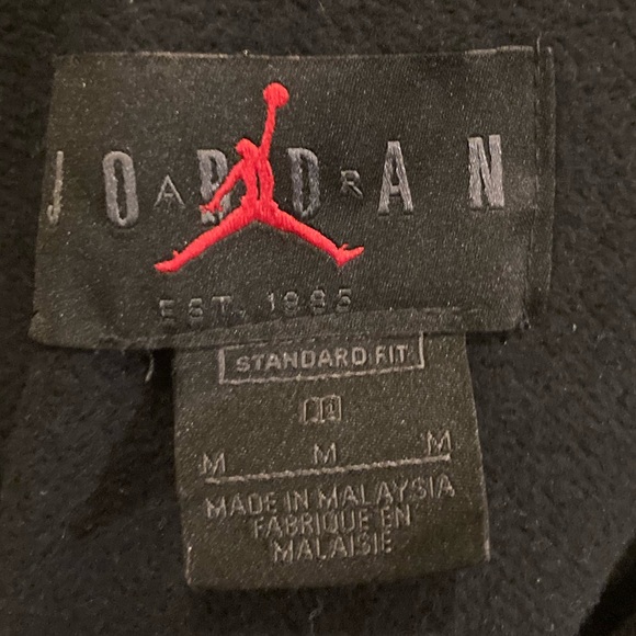 Embroided 'OG Black Toe' Jordan 1s Hoodie - Picture 9 of 10